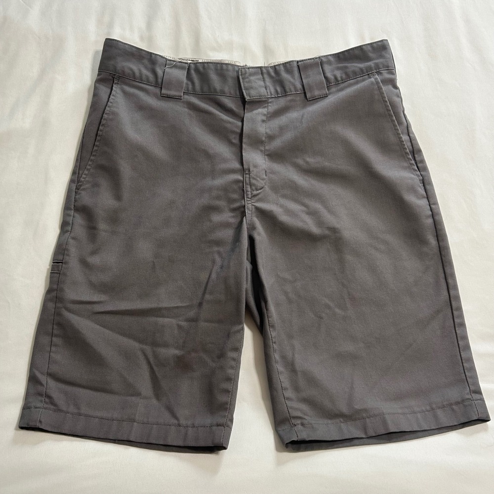 Dickies Flex Regular Fit Mens Work Shorts Gray Size 32 WR850VG